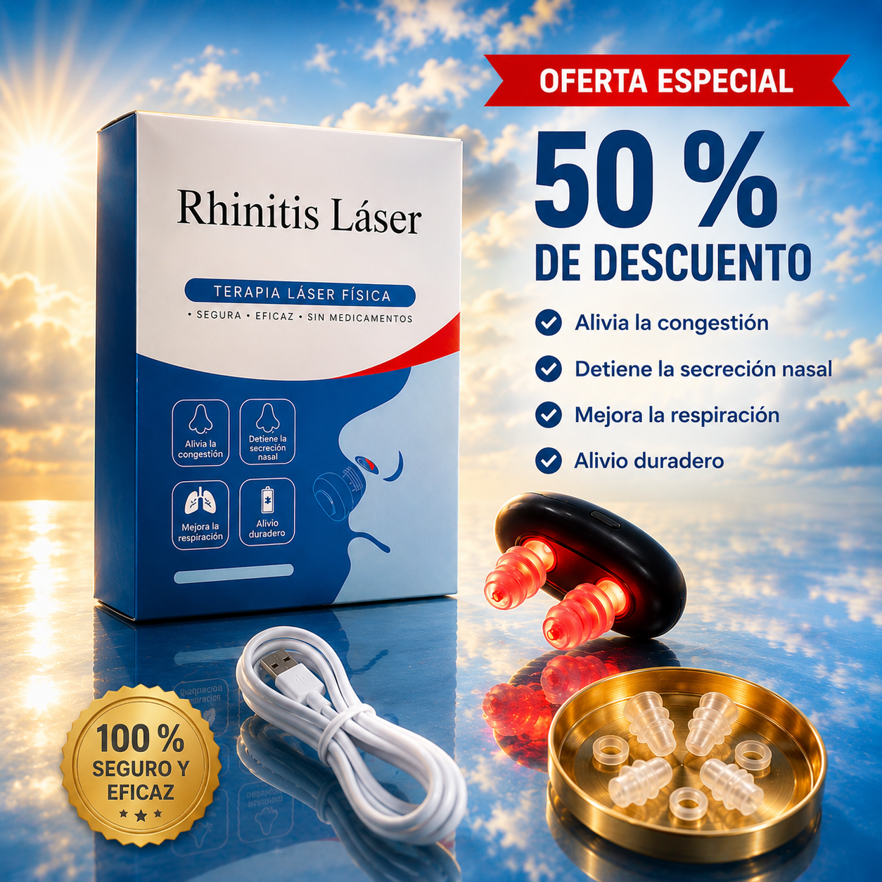 Oxyram | Dispositivo de Terapia LED Nasal